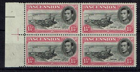 Image of Ascension SG 40f/40fa UMM British Commonwealth Stamp